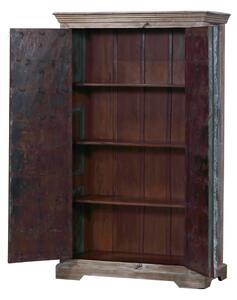 Skříň z teakového dřeva, staré dveře, 112x51x183cm