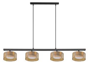 Brilagi - LED Lustr na lanku AURA LUX 4xGX53/30W/230V černá/zlatá