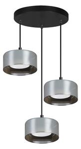 Brilagi - LED Lustr na lanku AURA LUX 3xGX53/30W/230V černá/kouřová
