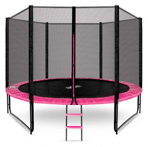 Trampolína Aga SPORT PRO 305 cm Pink + ochranná síť