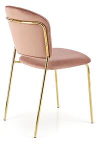 Židle Rachel růžová