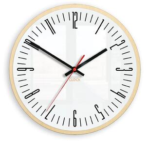 ModernClock Nástěnné hodiny Piano bílé