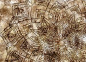 Malvis ® Tapeta Mandala přírodní Vel. (šířka x výška): 144 x 105 cm