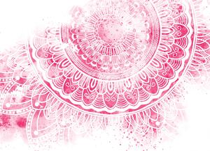 Malvis ® Tapeta Mandala růžová Vel. (šířka x výška): 288 x 200 cm