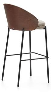 Barová židle meya 77 cm hnědá