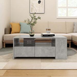 Konferenční stolek betonově šedý 102x55x42 cm kompozitní dřevo
