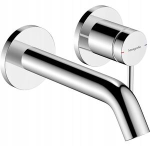 Umyvadlová baterie pod omítku Hansgrohe Tecturis S stříbrná
