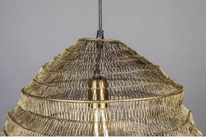 Závěsné svítidlo ve zlaté barvě s kovovým stínítkem 52x52 cm Luca - Dutchbone
