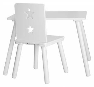 Kids Concept Dětská dřevěná židle Star bílá