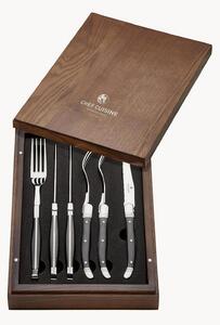 Sada ručně vyrobeného steakového příboru Steak, pro 3 osoby, 8 dílů