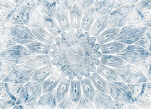Malvis ® Tapeta Mandala ledová Vel. (šířka x výška): 144 x 105 cm