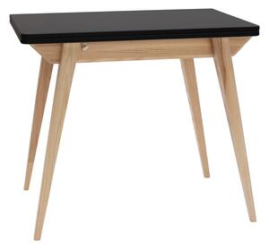 Rozkládací jídelní stůl s černou deskou 65x90 cm Envelope – Ragaba