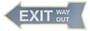 Nástěnná cedule Exit – 46x1x15 cm