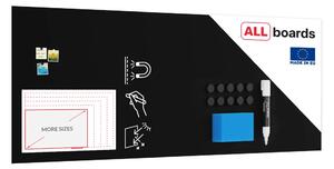Bezrámová magnetická křídová tabule magnetický panel SLIMboard 305x122 cm, NFCH305x122