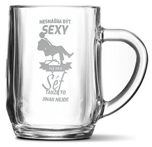 Sablio Půllitr Nesnáším být sexy, ale jsem šéf: 0,5 l
