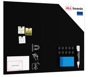 Bezrámová magnetická křídová tabule magnetický panel SLIMboard 120x90 cm, NFCH120x90