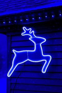 LED Vánoční dekorace -Sob, 70 × 57 cm, různé barvy na výběr Barva: Modrá