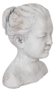 Dekorační socha hlava ženy – 17x16x20 cm