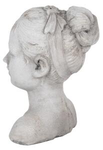 Dekorační socha hlava dítěte – 16x14x20 cm