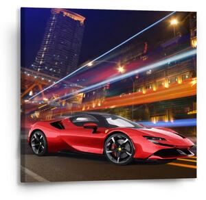 Sablio Obraz Ferrari na ulici - 50x50 cm