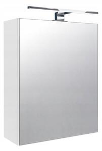 Koupelnová skříňka se zrcadlem a LED osvětlením Better Home 50 x 60 x 14 cm