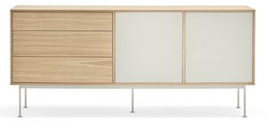 Komoda okoy 180 x 81 cm krémová