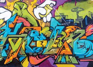 Malvis ® Tapeta Graffiti barevné Vel. (šířka x výška): 144 x 105 cm