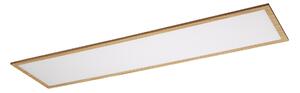 RABALUX Přisazené stropní LED osvětlení ALMOND, 40W, denní bílá, obdélníkové, hnědé