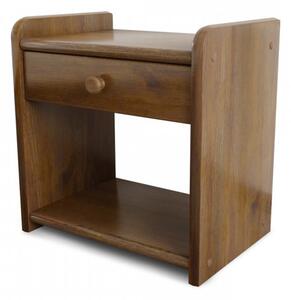 Noční stolek z masivního dřeva VILMA Lak dřeva: Dub