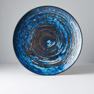 Made in Japan (MIJ) Copper Swirl Mělký Talíř 28,5 cm