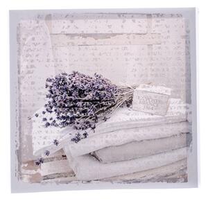 Obraz na plátně s levandulí Dakls Flowers, 28 x 28 cm