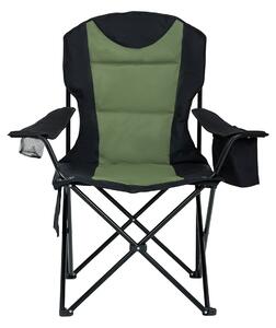 Ak furniture Kempingová židle FOTYN černo-zelená