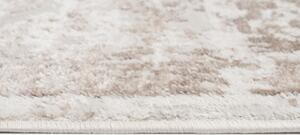 Makro Abra Moderní kusový koberec PORTLAND D058E Klasický bílý hnědý Rozměr: 140x200 cm