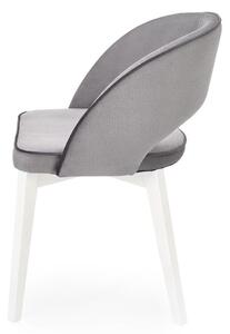 Židle Blanche bílá/šedá Monolith 85