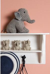 Dekorativní béžové sošky slonů – 19x6x10 cm