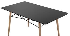 Jídelní stůl Biondi (pro 4 osoby) (černá). 1010215