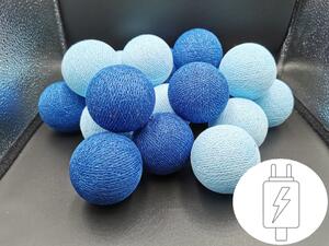 Ball-de-sign Balls-de-Sign Svítící koule Balls Modré s USB koncovkou + USB adapter