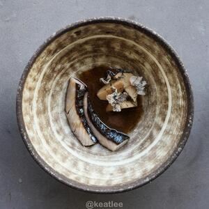 Made in Japan (MIJ) Keramická miska na polévku Udon (Nin-Rin, 20 cm) Made in Japan