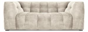 Béžová sametová pohovka Windsor & Co Sofas Vesta, 208 cm
