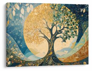 Obraz - Strom života v měsíci (70x50 cm)