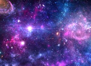 Malvis ® Tapeta Pestrá galaxie Vel. (šířka x výška): 144 x 105 cm