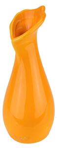 Keramická vázička oranžová 16 cm