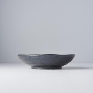 Made in Japan (MIJ) Matt Černá Miska na těstoviny 21 cm, 600 ml