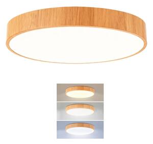 Brilagi -LED Strop. svít. POOL LED/48W/230V 3000/4000/6000K pr. 40 cm dek. dřeva