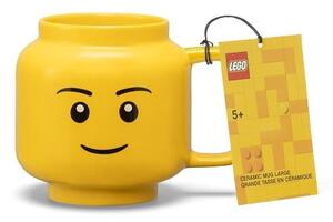 Žlutý keramický dětský hrnek 530 ml Head – LEGO®