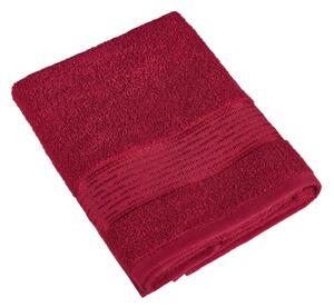 Bellatex Froté ručník a osuška kolekce Proužek bordová rozměr 50x100 cm