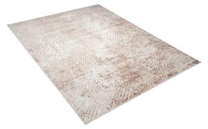 Makro Abra Moderní kusový koberec PORTLAND D161E hnědý bílý Rozměr: 80x150 cm