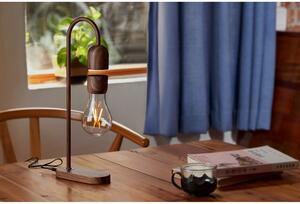 Tmavě hnědá stolní lampa (výška 36,5 cm) Evaro – Gingko