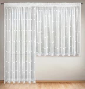 ZÁCLONA NA PÁSCE DAISY 400X160 CM, 200X250 CM BÍLÁ