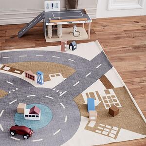 Kids Concept Dětský koberec se silnicí Aiden 130 x 170